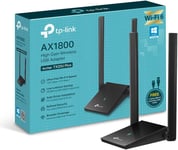 Clé WiFi 6 Puissante AX1800 Archer TX20U Plus, Adaptateur Réseau sans Fil avec 2,4 GHz, 5 GHz, Antennes Doubles Bande 5 dBi, WPA3, Windows 11/10