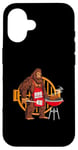 Coque pour iPhone 16 BBQ Master Sasquatch