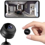 Mini Camera Espion sans Fil Invisible 1080P Caméra de Surveillance WiFi Interieur/extérieur sans Fil Micro Caméra Espion a Distance Discrete Enregistreur Spy Cam Cachée avec Détection de Mouvement