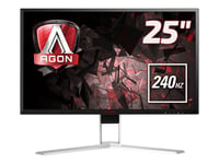 AOC Gaming AG251FZ - AGON Series - écran LCD - 24.5" - 1920 x 1080 @ 240 Hz - 400 cd/m² - 1000:1 - 1 ms - 2xHDMI, DVI-D, VGA, DisplayPort, MHL - avec Re-Spawned 4 Year Advance Replacement and...