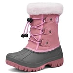 Mishansha Enfant Bottes de Neige Hiver Fille Bottes D'hiver Garçon Fourrure Bottines Chaudes