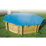 Beche d'hiver et de securite pour piscine bois - UBBINK - Octogonale 360 - Ep...