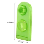 QT (Green)Egg Slicer Dual Function Vegetables Cutter Kitchen Gadgets For Home Co