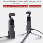 Accessories Adapter Stand Type-C Charging Base Mountfor DJI OSMO POCKET 1/2