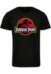 Urban Classics Jurassic Park Logo Tee (XXL,white)