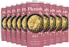 Plenish Organic Unsweetened Oat Milk 8 x 1 Litre