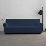 Italian Bed Linen Dahlia elastic sofa cover, Dark blue, 3 PLACES