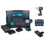 Gds 18V-450 hc Visseuse à chocs sans fil 18 v 450 Nm 1/2'' ( 06019K4002 ) + 2x batterie ProCORE 4,0 Ah + chargeur + L-Boxx - Bosch