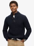 Superdry Wool Blend Chunky Henley Jumper