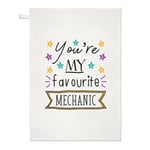 You're My Favourite Mechanic Stars Tea Towel Dish Cloth - Funny Car