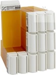 EpilWax Set of 12 Honey Wax Cartridges for Hair Removal - Large 100 ml Roll-on