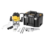 DeWalt DWE625KT 1/2in Plunge Router 2300W 110V with TSTAK Kitbox