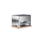 Brasero de table 2 Foyers Ouverts - Argent / Inox