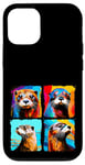 iPhone 12/12 Pro Otter Pop Art Colorful Drawing Painting Case