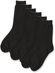 Jack and Jones Men's 3-Pack Cotton Fipo Calf Socks, Black, One Size