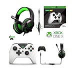 Casque Gamer PRO H3 SPIRIT OF GAMER XBOX ONE/S/X/PC + Manette XBOX ONE-S-X-PC BLANCHE