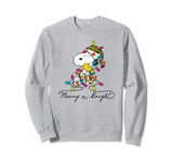 Peanuts Merry And Bright Snoopy Christmas Sweatshirt