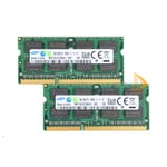 Samsung 2x 8GB 2RX8 DDR3 1600MHz PC3-12800S 204PIN SODIMM Laptop RAM Memory #dd2