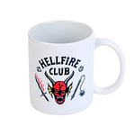 Grupo Erik - Mug HellFire Club 350ml |Sous Licence Officielle Stranger Things | Mug Café & Thé, Idée Cadeau Geek, Anniversaire ou Noël, TAZ104