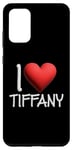 Coque pour Galaxy S20+ I Love Tiffany Nom personnalisé Fille Femme Tiff Heart