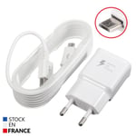 Pack Chargeur + Câble Pour Blackberry Key2 Le Fast Charger Ultra-Puissant Et Rapide Nouvelle Generation 3a Avec Cable Micro Usb