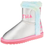 Agatha Ruiz de la Prada 231980 Chaussure Bateau, Argent métallique, 27 EU