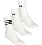 Warp J Cush Crew 3-pack Puuvillasukat WHITE / BLACK