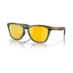 Oakley Frogskins Dark Brush (Prizm 24K Polar) - Grön | Fri frakt över 1499 SEK | Löparspecialist - Handla nu på Loparshop.se!