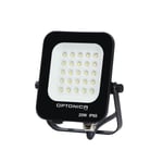 20W LED-kohdevalo musta 4500K 900lm IP65