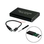 USB 3.0 to mSATA External Enclosure Converter Adapter SSD Case Box UK M-SATA