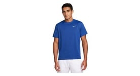 Maillot manches courtes nike uv miler bleu homme