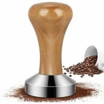 Espresso Tamper, Tasseur de café en acier inoxydable Presse à Café en Acier Inoxydable Barista Espresso Tamper pour Machine à Café,51mm,