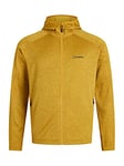 Berghaus Men's Spitzer Hooded Interactive Fleece Jacket, Extra Warmth, Smart Fit, Arrowwood/Lemon Curry, XS