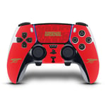 OFFICIAL ARSENAL FC LOGOS VINYL SKIN FOR SONY PS5 DUALSENSE EDGE CONTROLLER