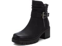 REFRESH Femme 172265 Botte de Motard, Noir, 38 EU