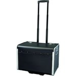 ALASSIO Valise Trolley Parme 45048 - en Cuir synthétique - Noir - Environ 37 x 53 x 37 cm - avec 2 serrures à Combinaison TSA, Noir, 53 cm, Porte-Documents