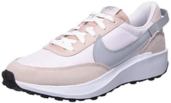 NIKE Women's Nike Waffle Debut Trainers, Pink Oxford Wolf Grey Pearl Pink White, 8 UK