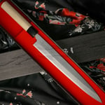 Japanilainen sushi veitsi Yanagiba Ittetsu Forge-welded Shirogami 2 IJF-11126 30cm