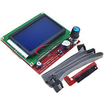 3D Printer Reprap Smart Controller 12864 LCD Display with Smart Controller Board for 3D Printer RAMPS 1.4 Reprap Mendel Prusa 128x64 LCD Blue Color