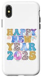 iPhone X/XS Groovy Hello New Year 2025 Family Matching Celebration Party Case