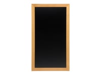 Securit 56 X 100Cm Lacquered Finish Long Wall Chalk Board - Teak, 560 X 1000 Mm, Melamine, Metall, Harpiks, Tre, Svart, Tre