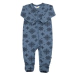 Joha Merino Ull Jumpsuit Snowflake Blue