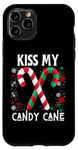 Coque pour iPhone 11 Pro Kiss My Candy Cane Fight Naughty Ugly Pull de Noël