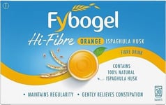 Fybogel Hi-Fibre Orange flavour, 30 sachets | 1 Pack