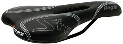 S-TRACE Cicli Bonin Unisexe Regis VTT selles, Noir/Gris, Taille Unique