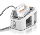 Braun CareStyle Steam Generator - Centrale vapeur avec semelle FreeGlide 3D, pression de la pompe 6 bar, grand réservoir d'eau de 2 l, fonction Eco, IS 3132WH, blanc