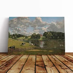 Big Box Art Canvas Print Wall Art John Constable Wivenhoe Park, Essex | Mounted & Stretched Box Frame Picture | Home Decor for Kitchen, Living Room, Bedroom, Hallway, Multi-Colour, 30x20 Inch