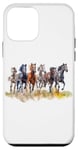 Coque pour iPhone 12 mini Majestic Horses – Hommes, Femmes & Petites Filles Équitation Spectacle Couleur