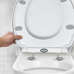 Oval  Toilet  Seat  Soft  Close -  Quick  Release  Toilet  Seat -  O  Shape  Sof