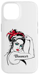 iPhone 14 Female Bouncer Rosie The Riveter Pin Up Girl Case